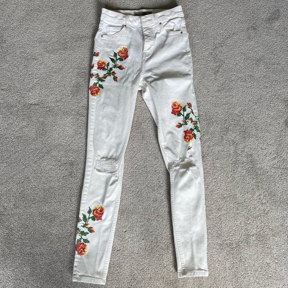 TOP SHOP JAMIE JEANS (high waisted skinny jeans) - Picture 3 of 4